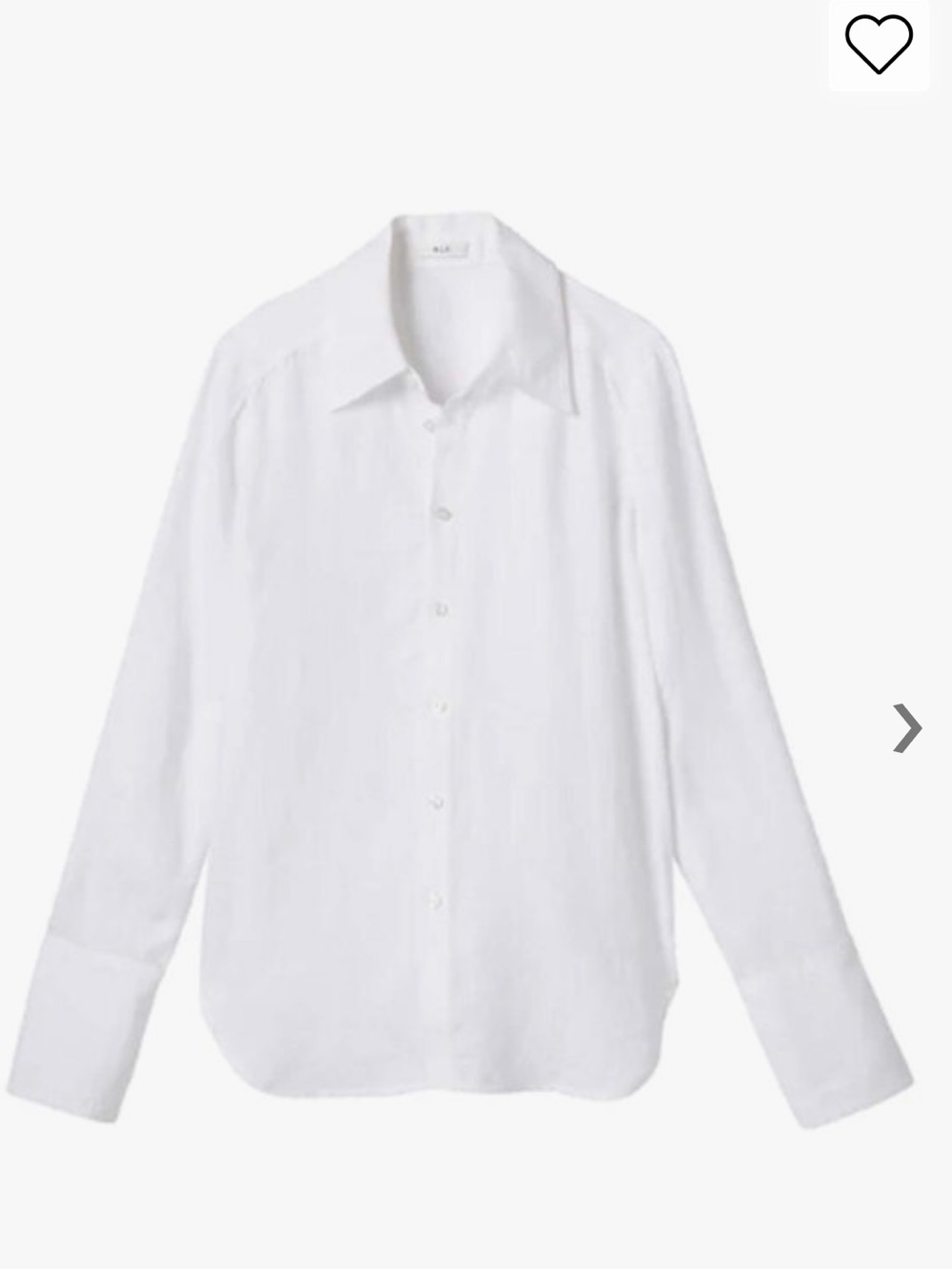 A.L.C. Classic White Button-Up Shirt